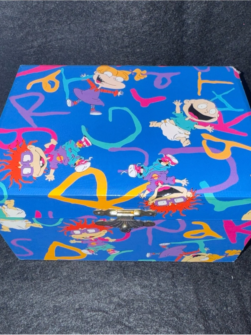1998 Vintage Nickelodeon Rugrats Musical Tommy Pickles Jewelry Box Music Box